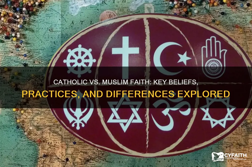 what is the comparison between catholic faith and muslim fatih