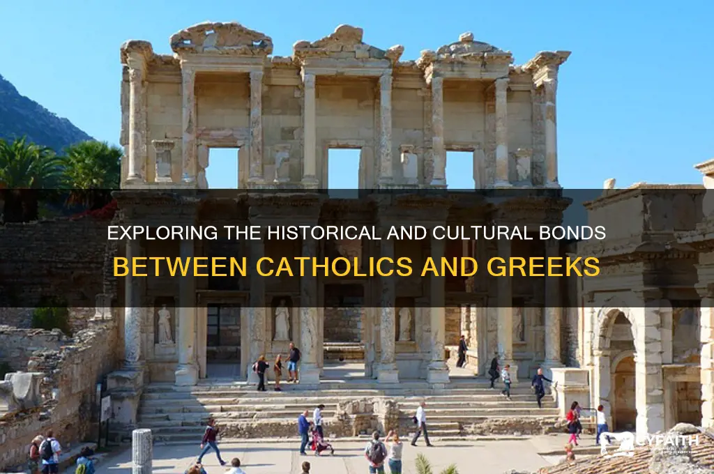 what is the connection between catholics and greeks