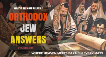 Orthodox Judaism's Core Belief: Unwavering Faith in Torah and Tradition