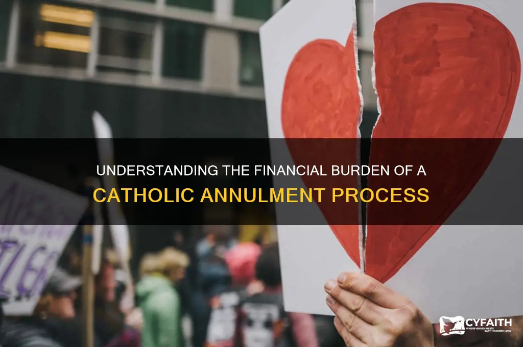 what is the cost of a catholic annulment