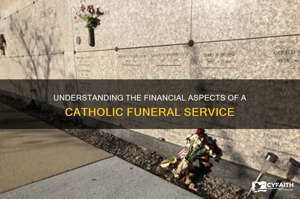 what is the cost of a catholic funeral