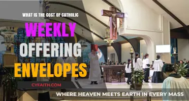 Catholic Weekly Offering Envelopes: Understanding Their Cost and Value