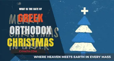 Greek Orthodox Christmas Date: Celebrating the Nativity in January
