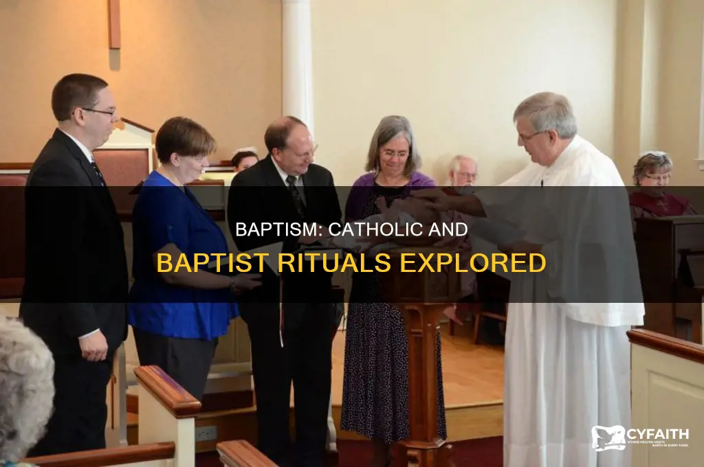 what is the diffebce between catholic and bapsptisy