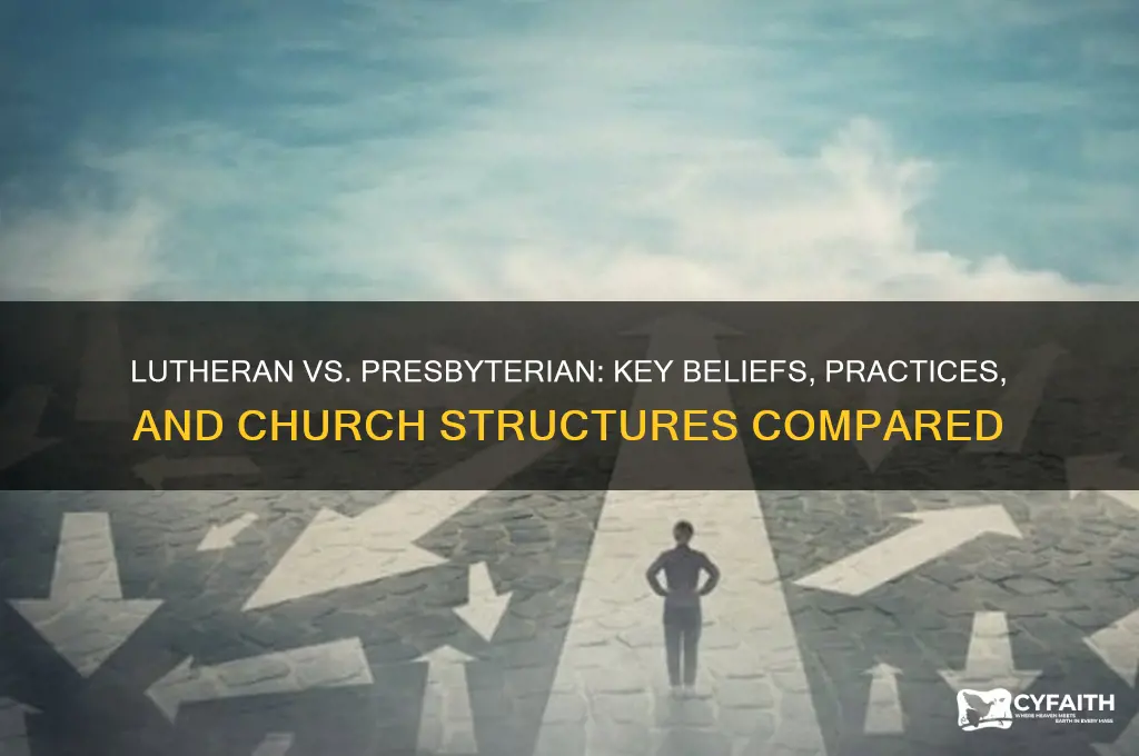 what is the difference between a lutheran and presbyterian