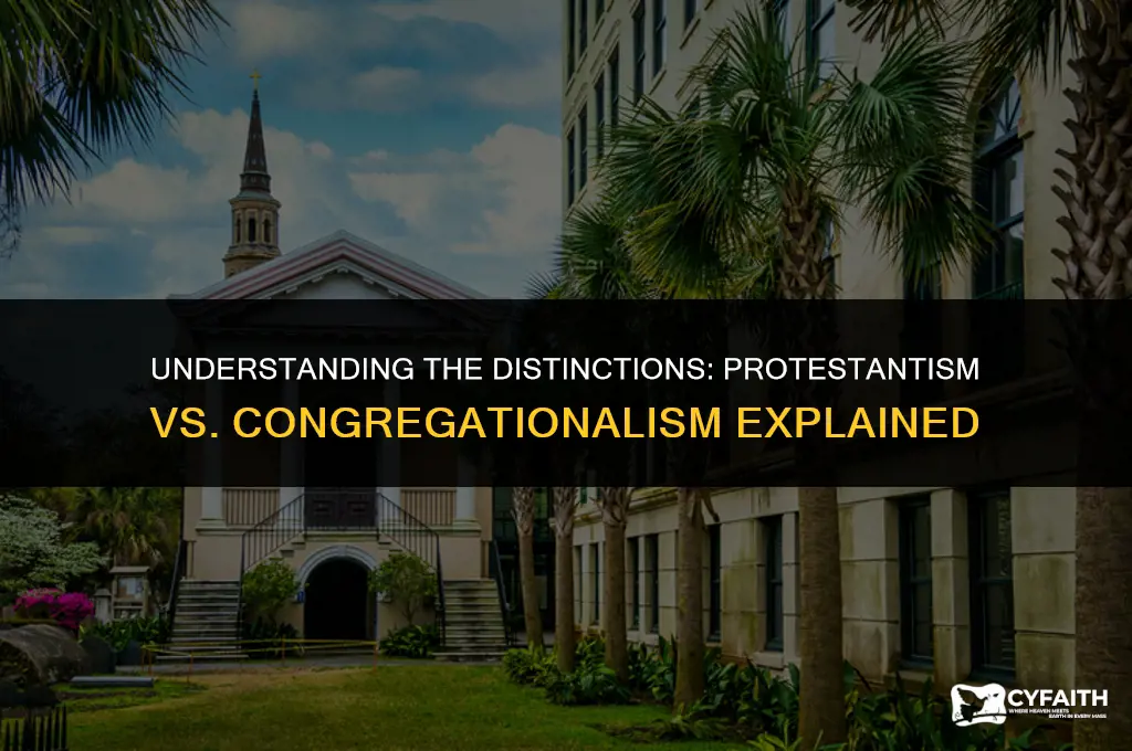 what is the difference between a protestant and a congregationalist