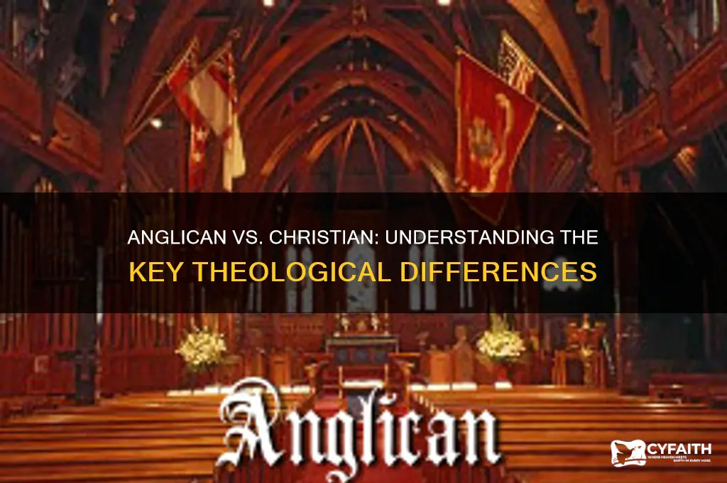 what is the difference between an anglican and a christian