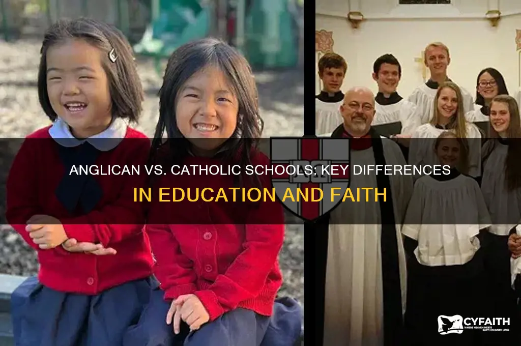 what is the difference between anglican and catholic schools