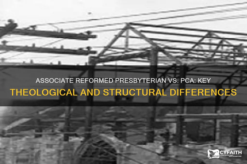 what is the difference between associate reformed presbyterian and pca