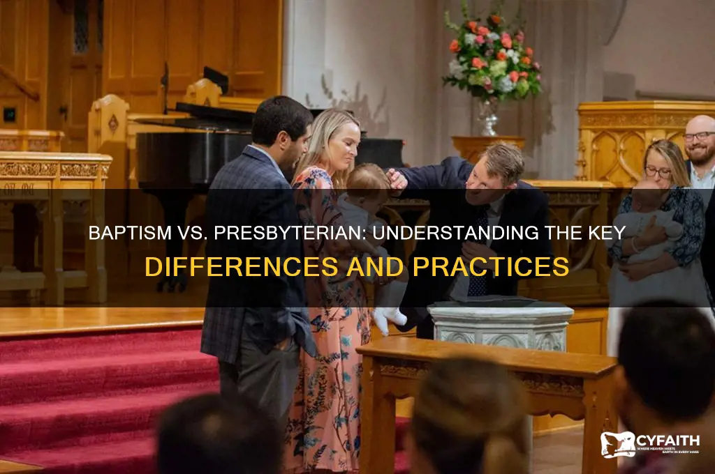 what is the difference between baptism and presbyterian