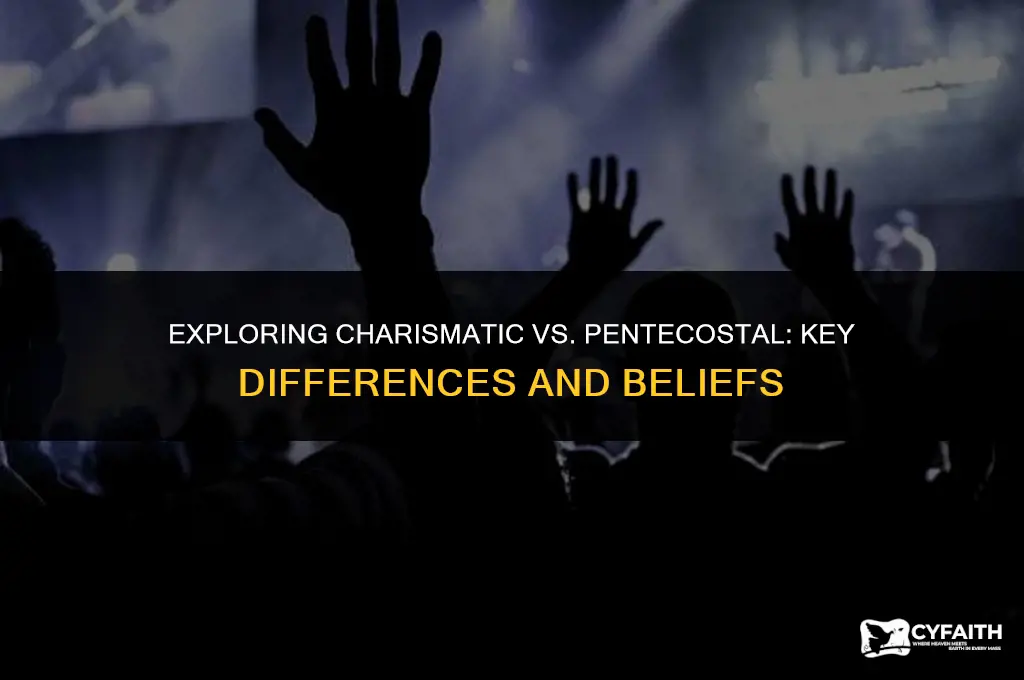 what is the difference between charismatic and pentecostal