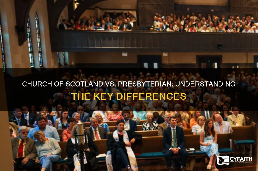 what is the difference between church of scotland and presbyterian
