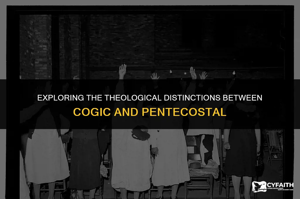 what is the difference between cogic and pentecostal