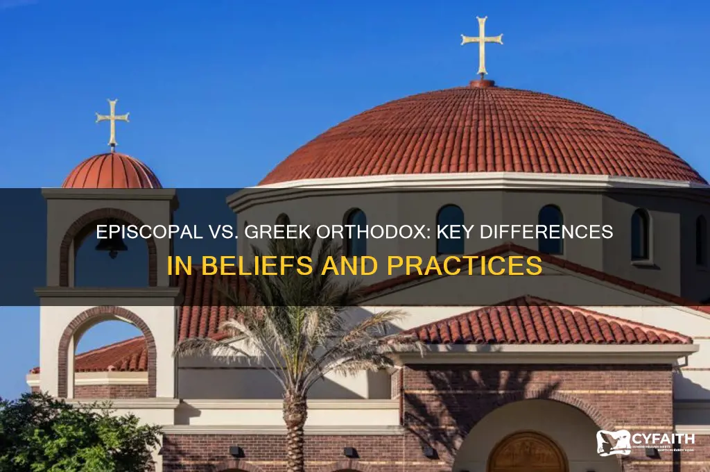 what is the difference between episcopal and greek orthodox