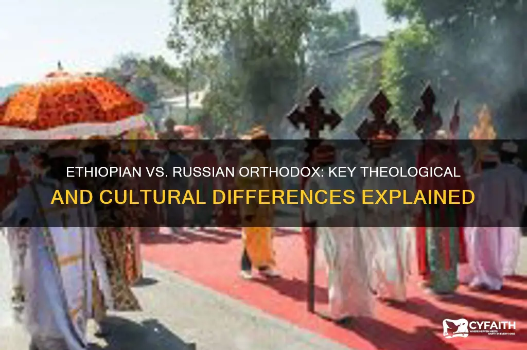 what is the difference between ethiopian orthodox and russian orthodox