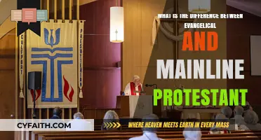 Exploring the Distinctions: Evangelical vs. Mainline Protestant