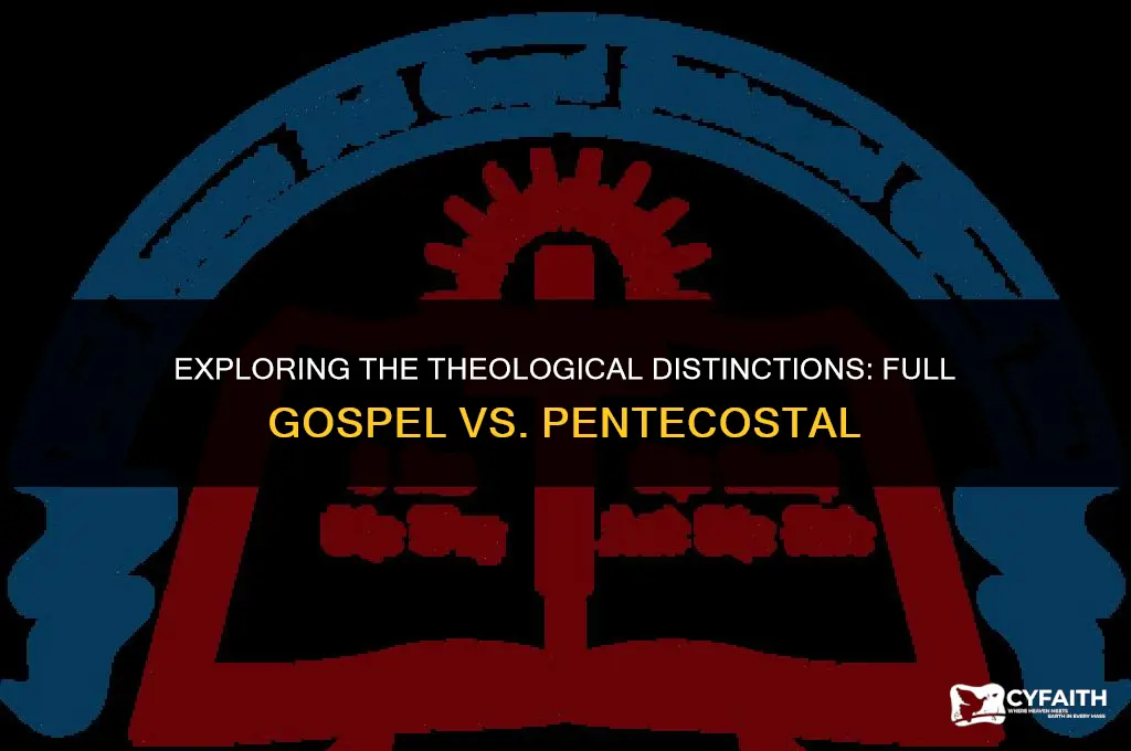 what is the difference between full gospel and pentecostal