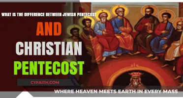 Exploring the Distinctions: Jewish vs. Christian Pentecost