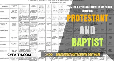 Understanding Christian Denominations: Lutheran, Catholic, Protestant, Baptist