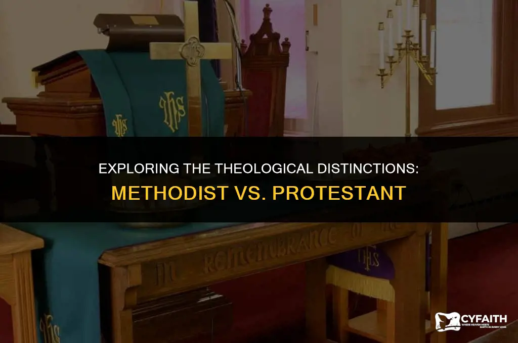what is the difference between methodist and protestant