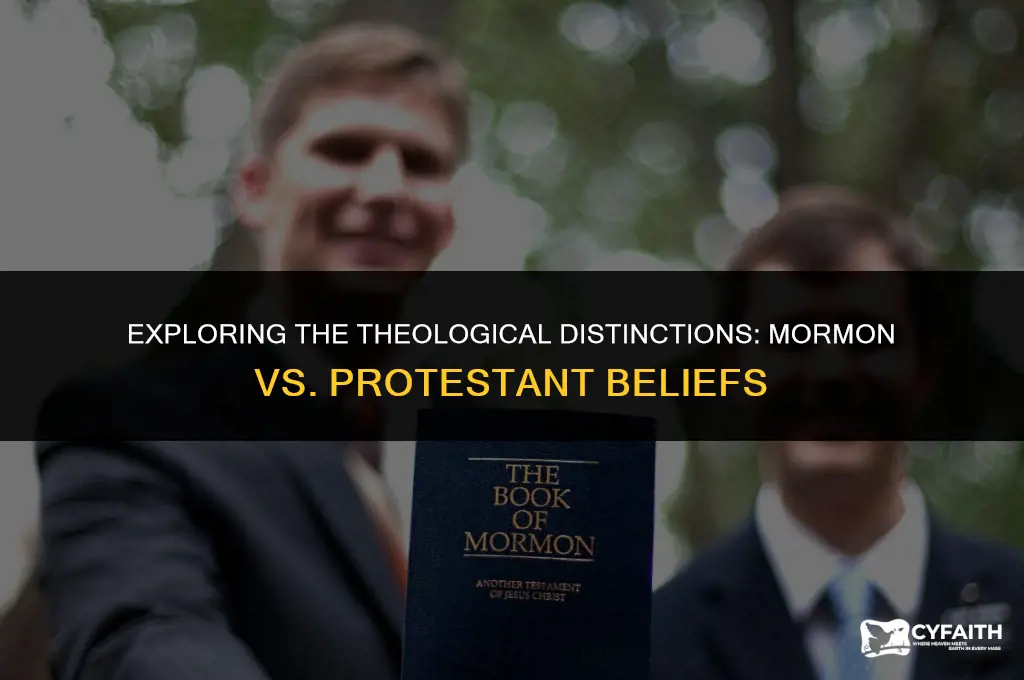what is the difference between mormon and protestant