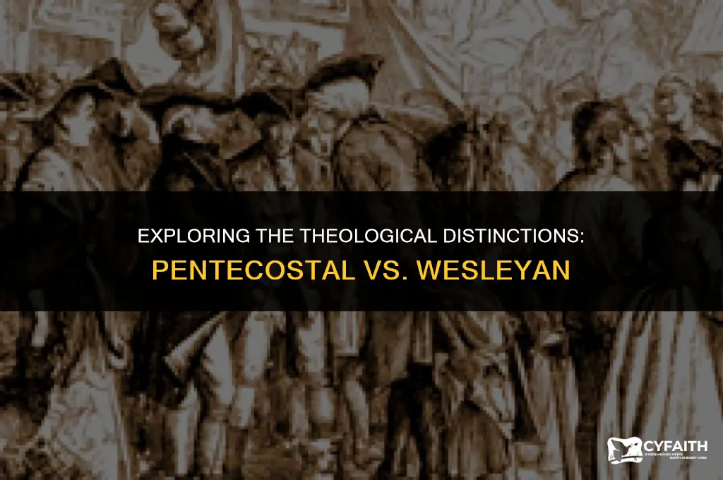 what is the difference between pentecostal and wesleyan