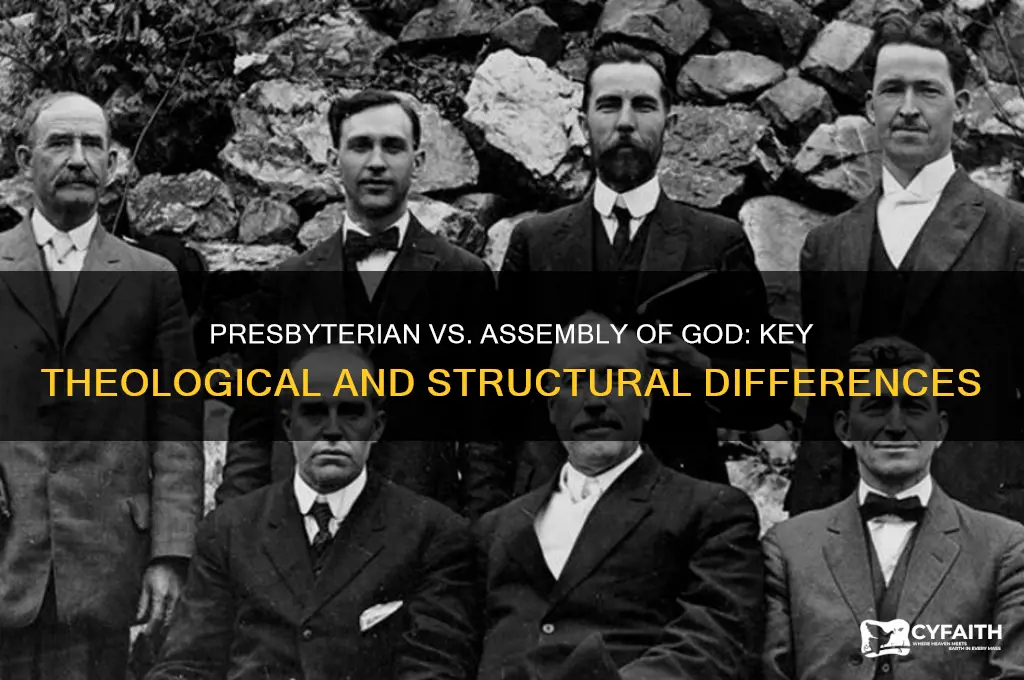 what is the difference between presbyterian and assembly of god
