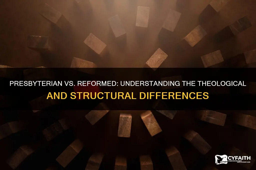 what is the difference between presbyterian and reformed church