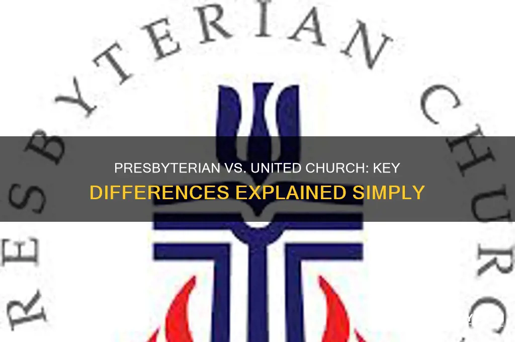 what is the difference between presbyterian and united church