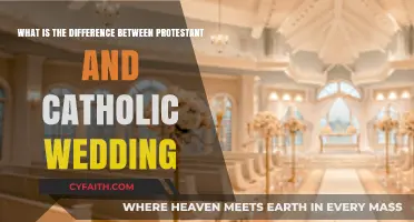 Exploring the Distinctive Rituals: Protestant vs. Catholic Weddings