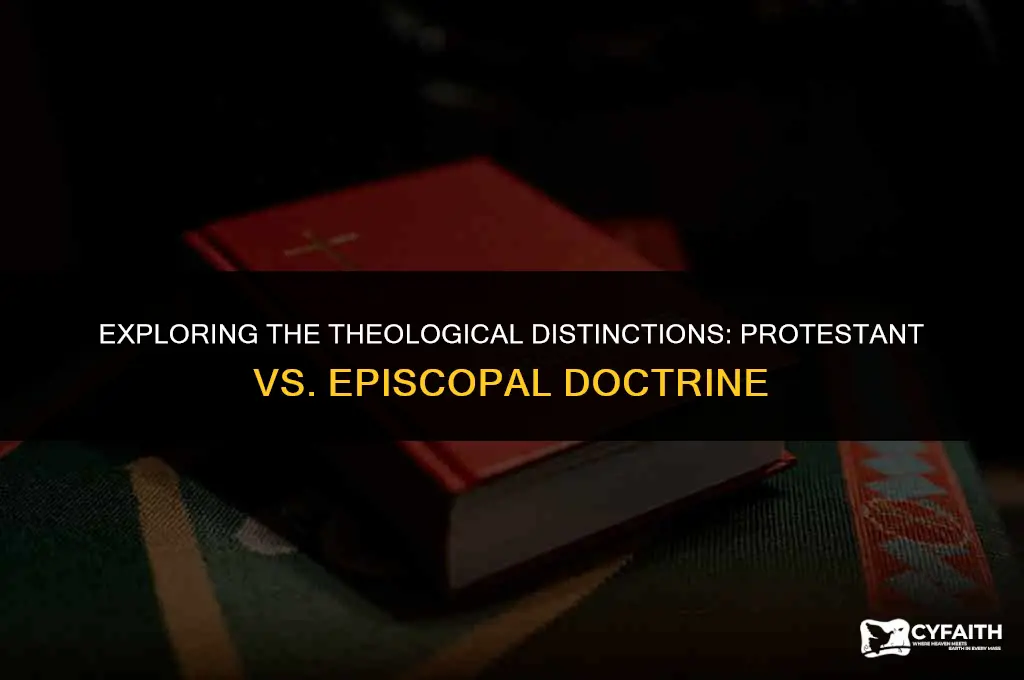 what is the difference between protestant and episcopal doctrine