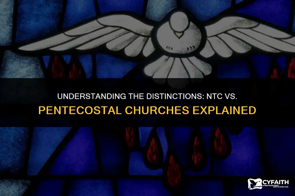what is the difference of ntc churches and pentecostal churches