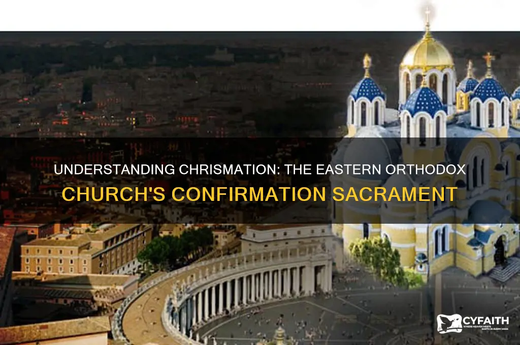 what is the eastern orthodox church term for confirmation
