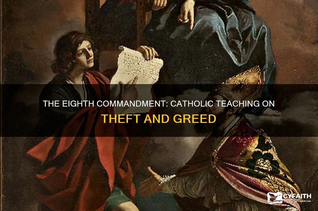 what is the eighth commandment catholic