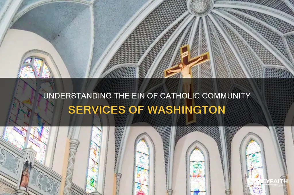 what is the ein of catholic community services of washington