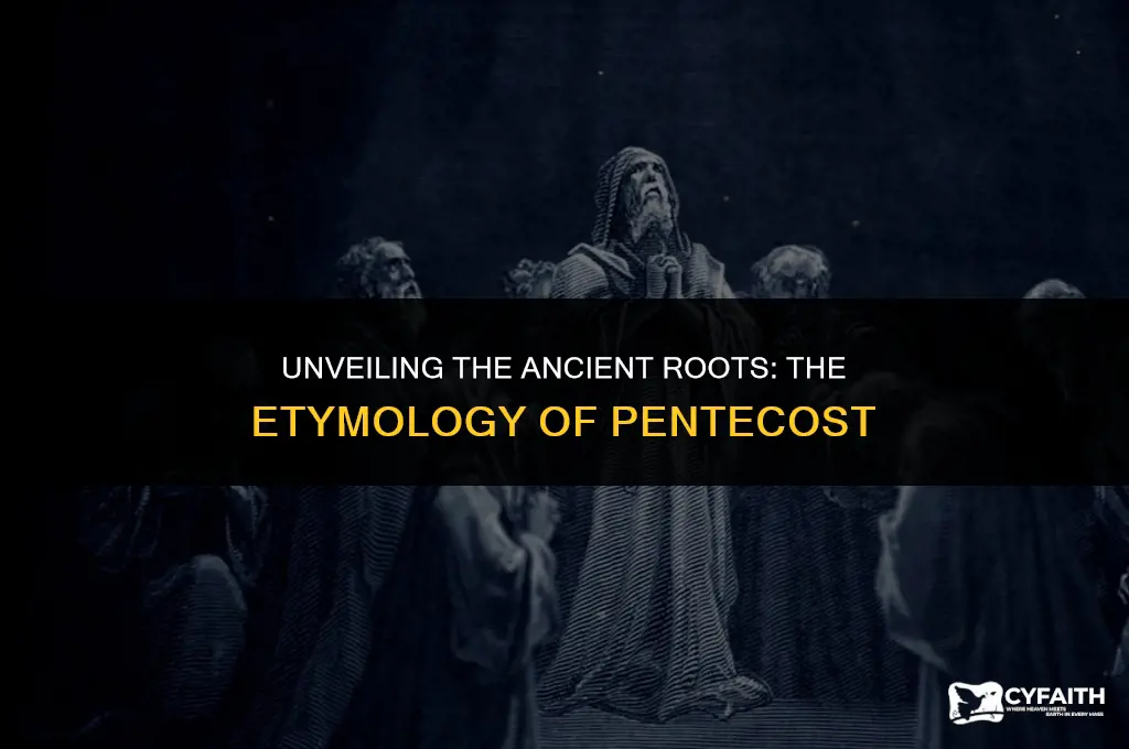 what is the etymology of pentecost