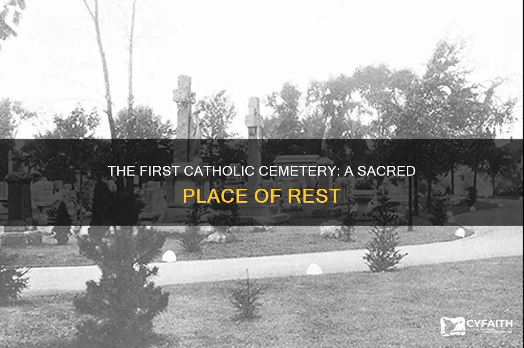 what is the first catholic cemetery