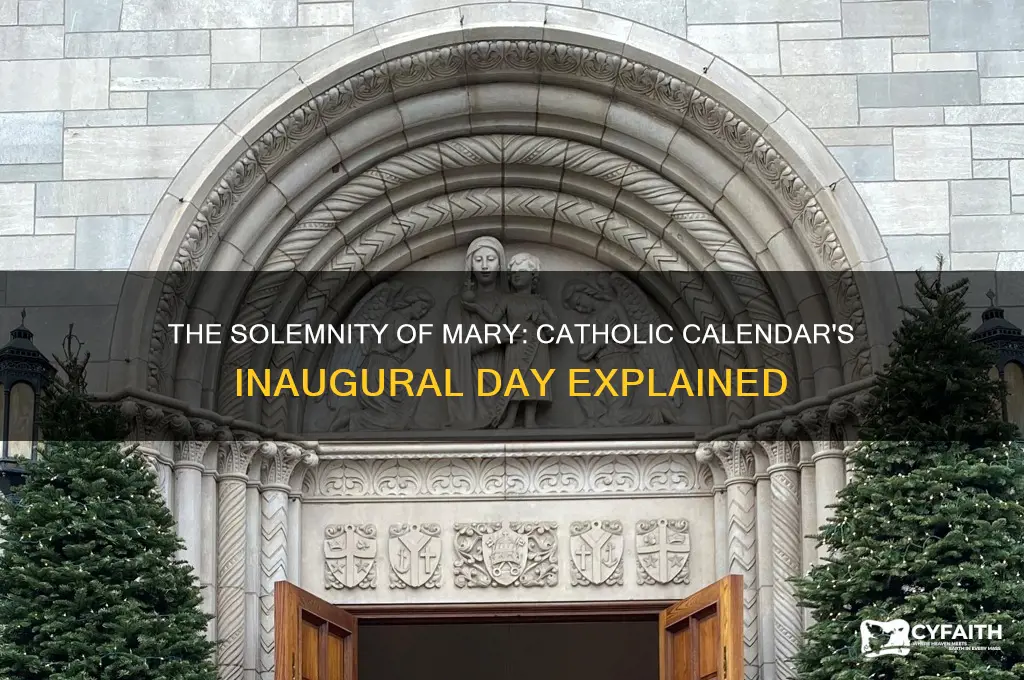what is the first day on the catholic calender