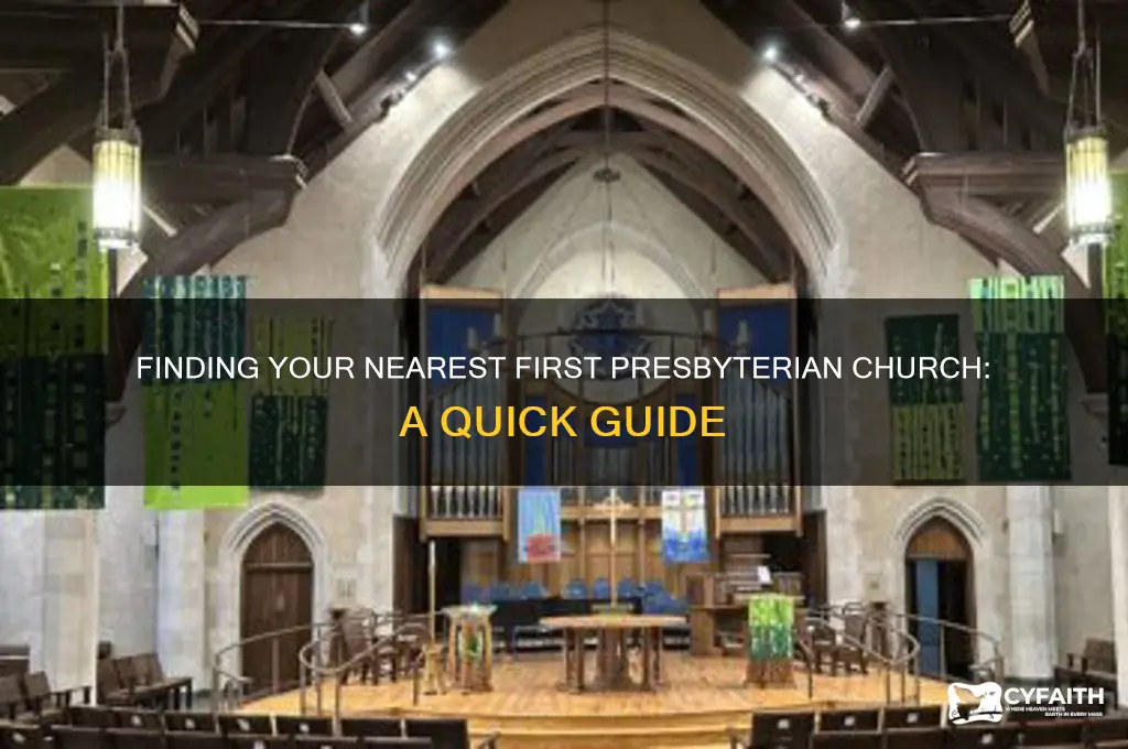 what is the first presbyterian church closest to