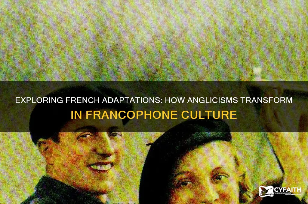 what is the french version of an anglicism
