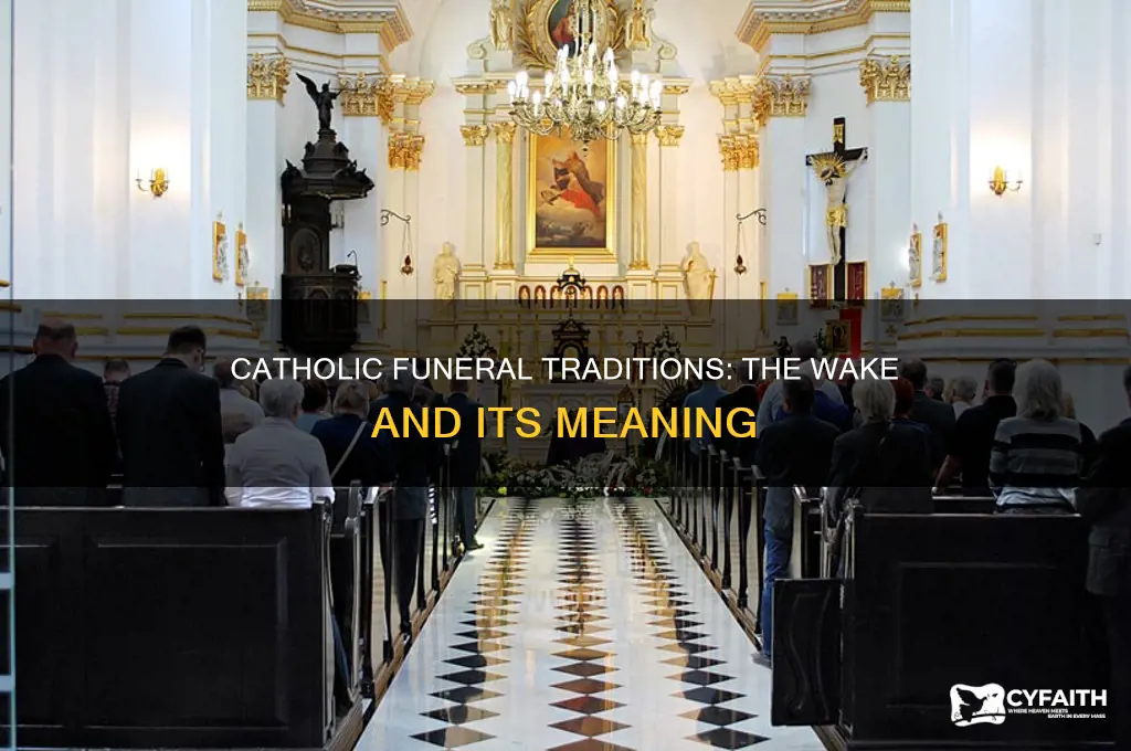 what is the gathering after catholic funeral called