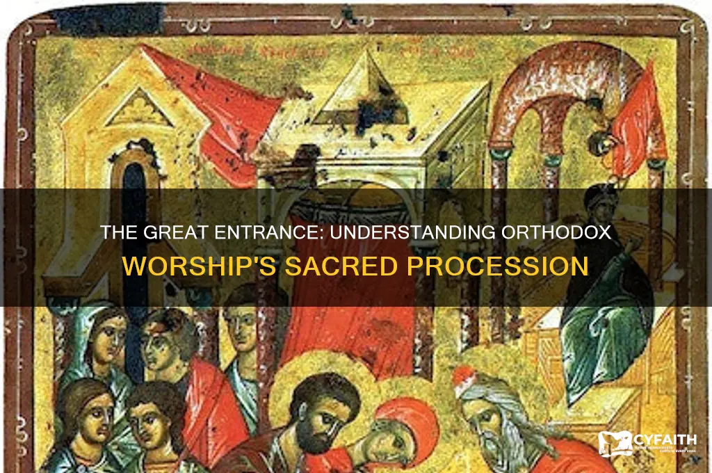 what is the great entrance in orthodox worship