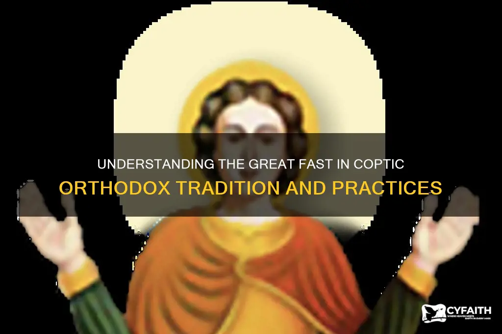 what is the great fast in coptic orthodox