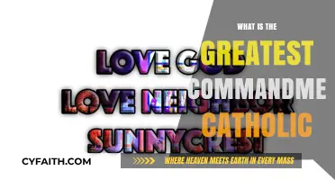 Greatest Commandment: Love God, Love Your Neighbor