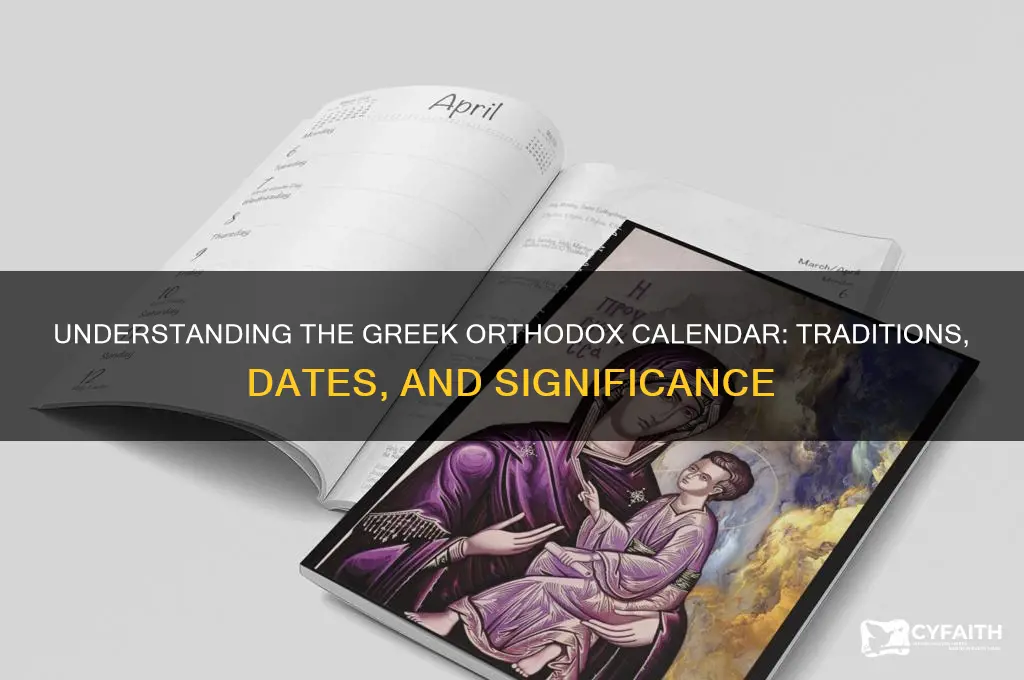 what is the greek orthodox calendar