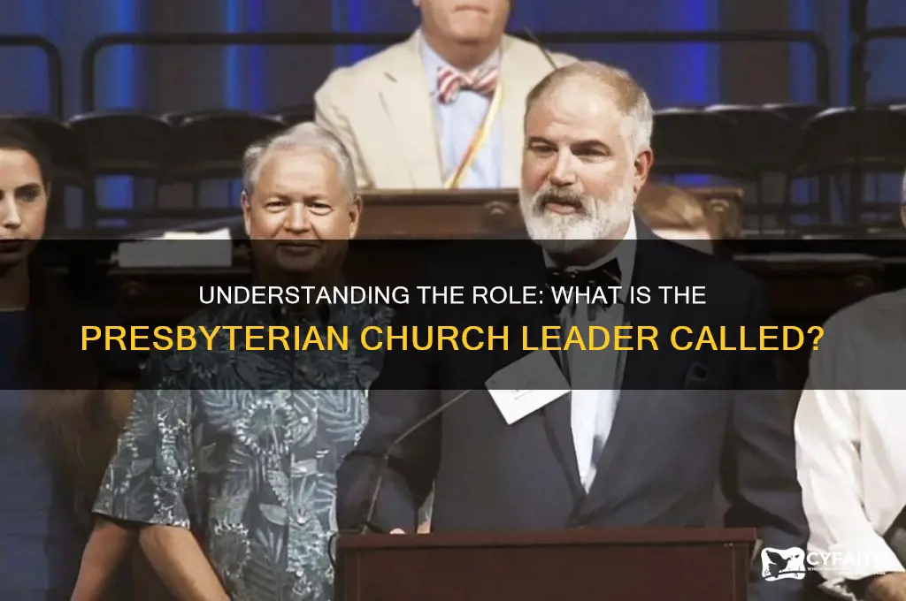 what is the leader of the presbyterian church called