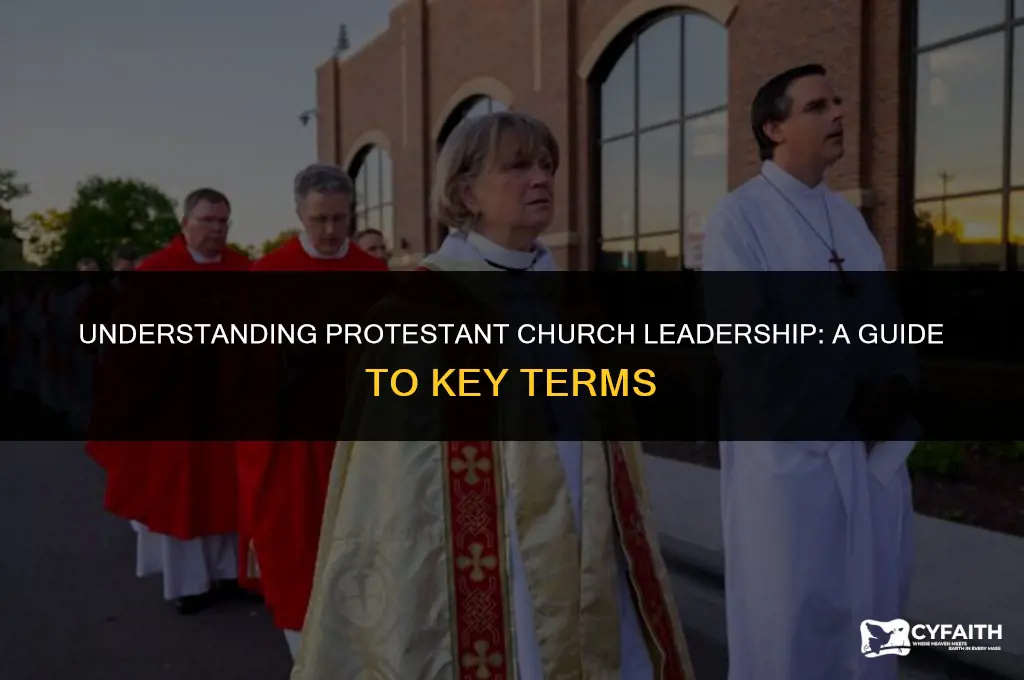 what is the leader of the protestant church called
