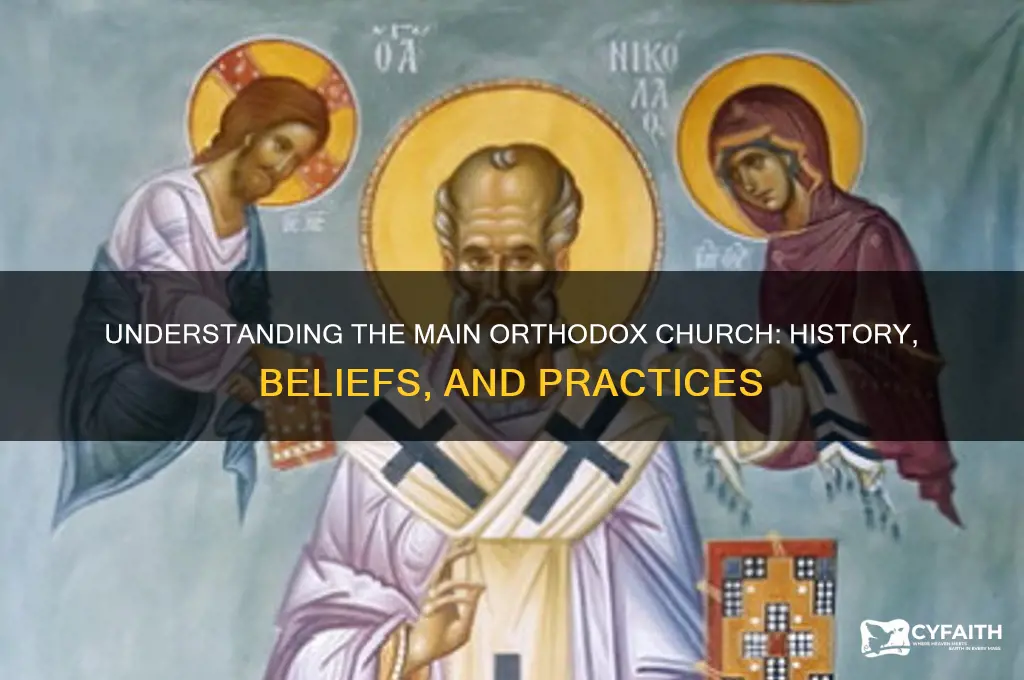 what is the main orthodox church
