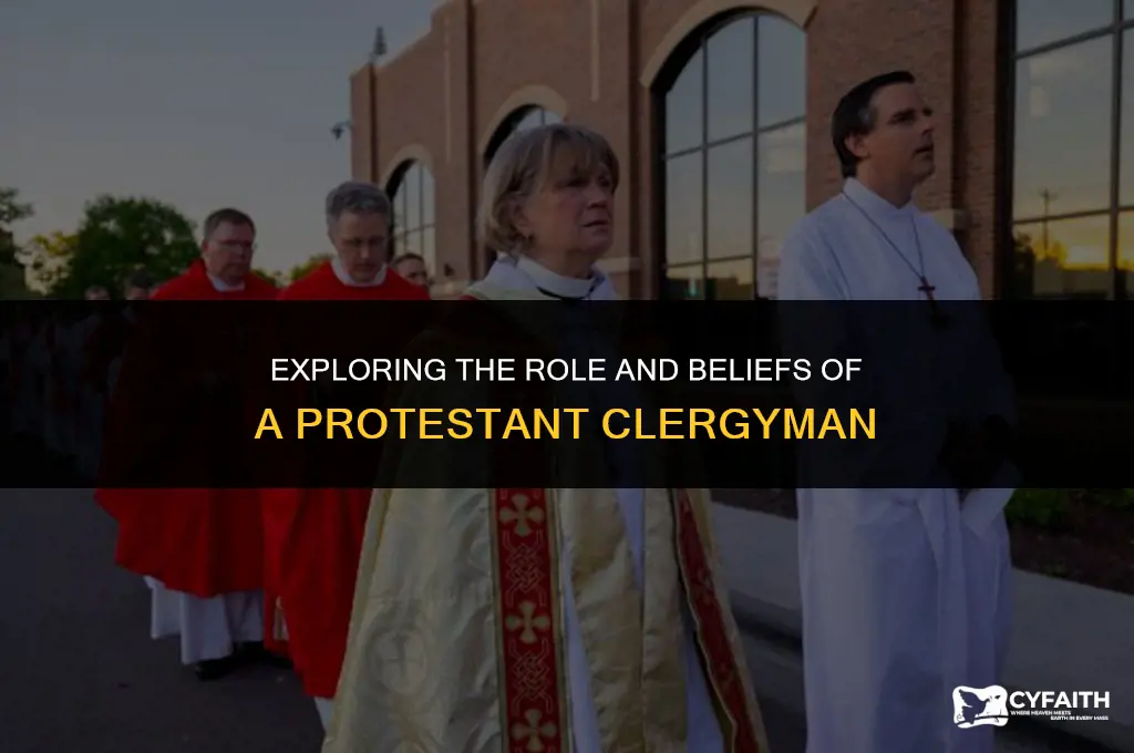 what is the meaning of protestant clergyman