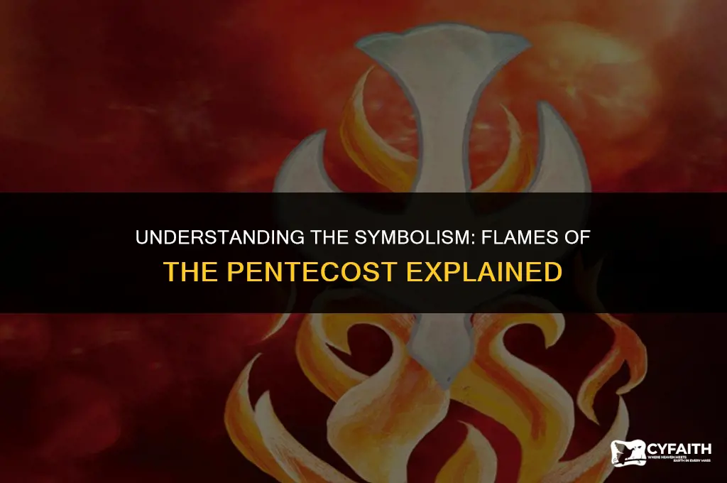 what is the meaning of the flames at the pentecost